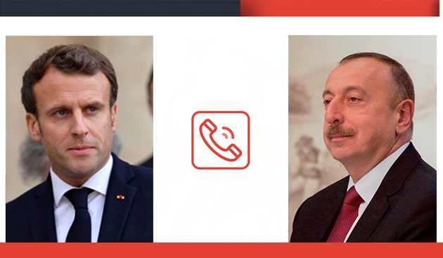 Macron'dan Aliyev'e 'Gerginliği azaltın' çağrısı